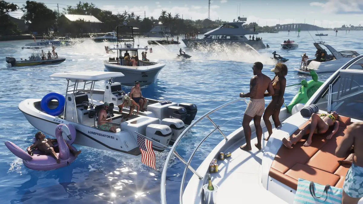 the Leonida Keys in an official GTA 6 screenshot