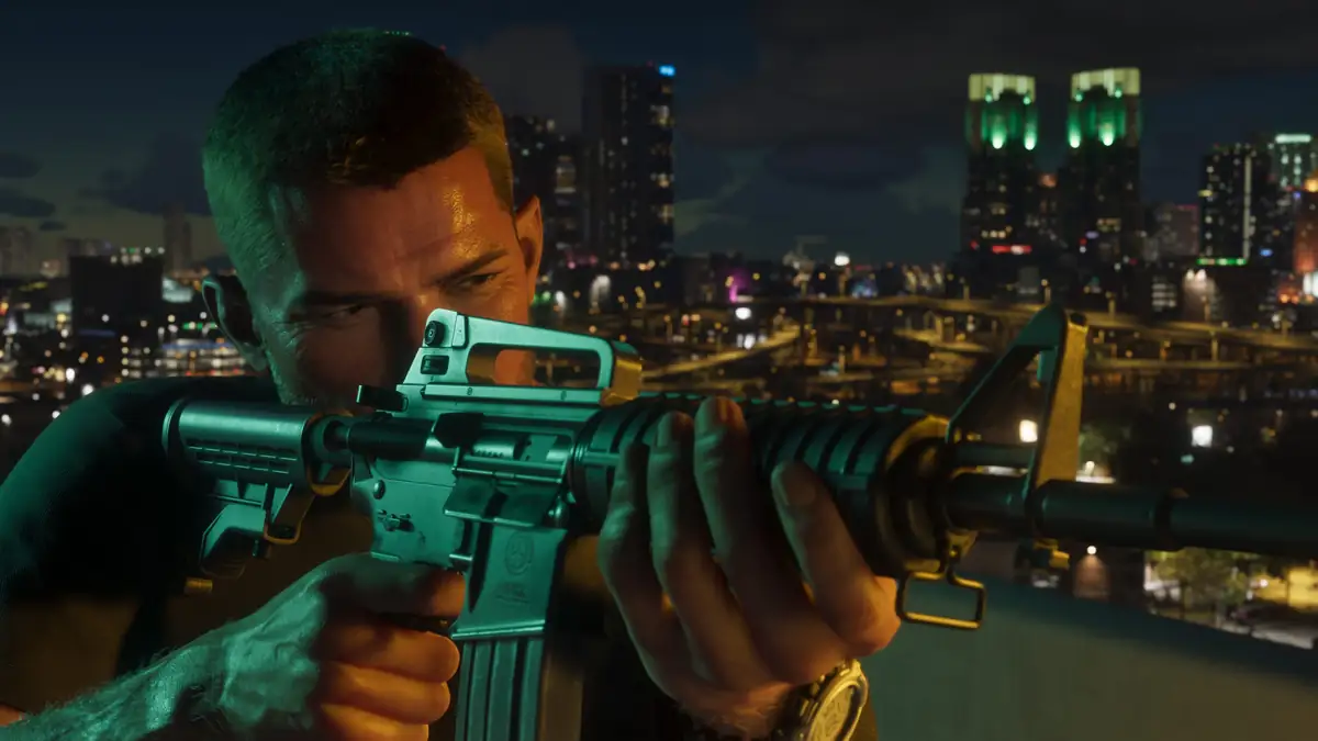 Jason Duval in an official GTA 6 screenshot for the GTA 6 Online Tools page